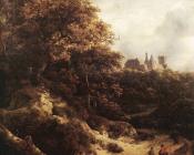 The Castle At Bentheim - 雅各布·凡·雷斯达尔